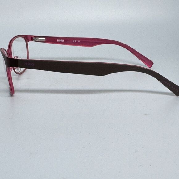 HUGO BOSS HG 0210 Stainless Steel Eyeglasses Frames - Brown Pink‎ H15601 main image 4